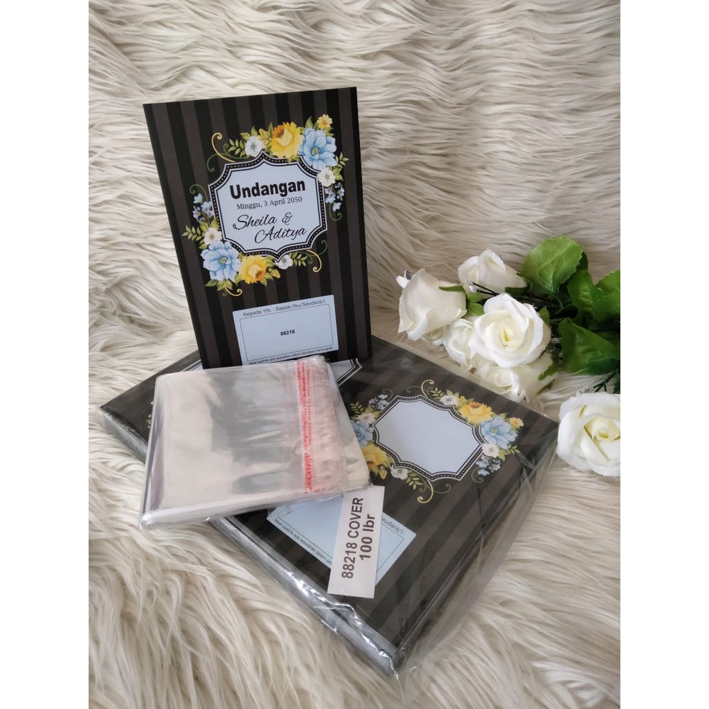 ERBA 88218 Blangko KOSONG Undangan + plastik opp