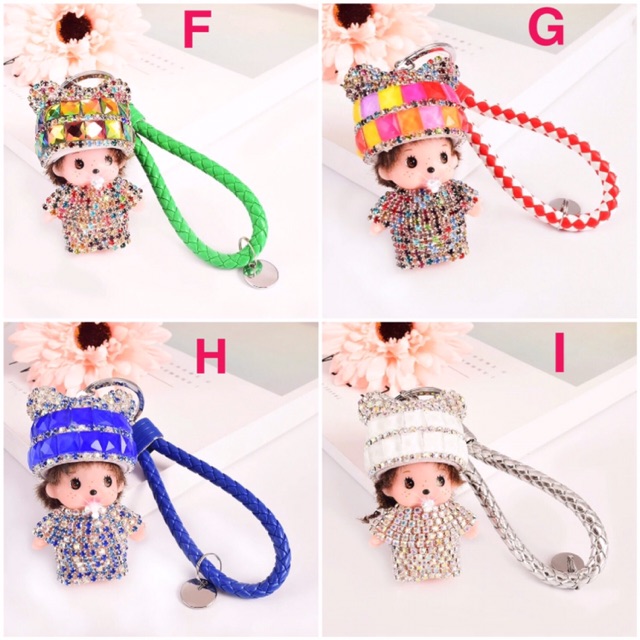 Cute OddDiamond Crystal Car Key Chain Female Bag Pendant Holiday Gift