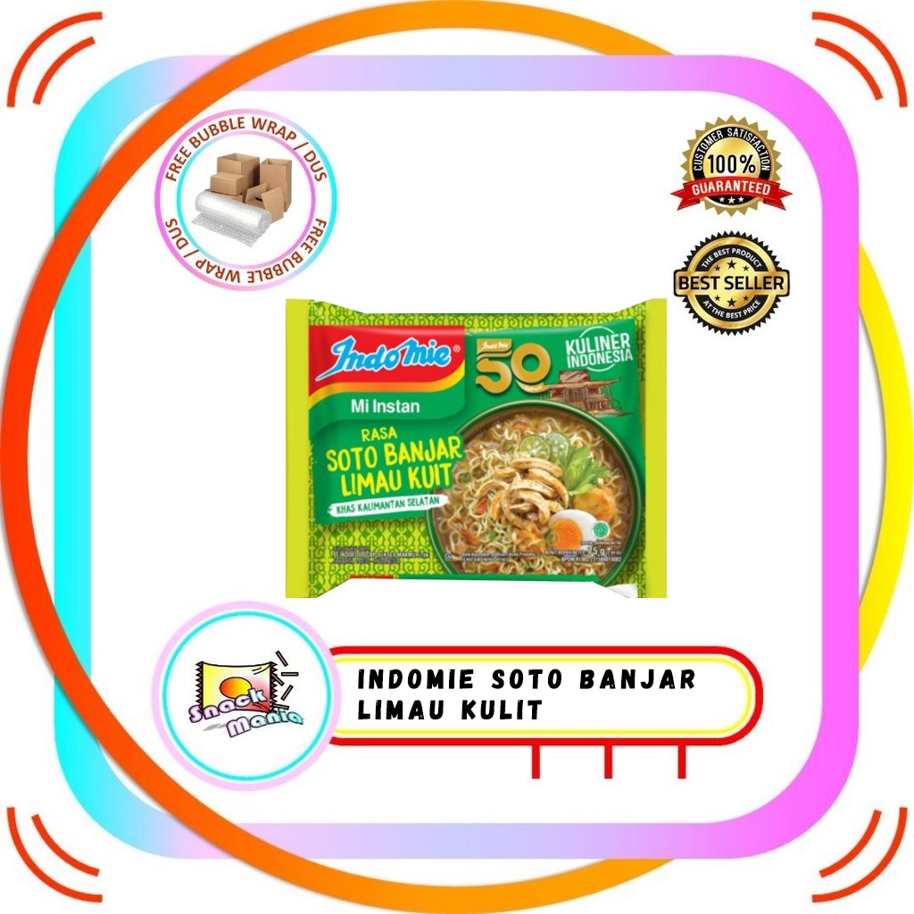 

Indomie Mie Kuah Soto Banjar Limau Kulit 75 gr