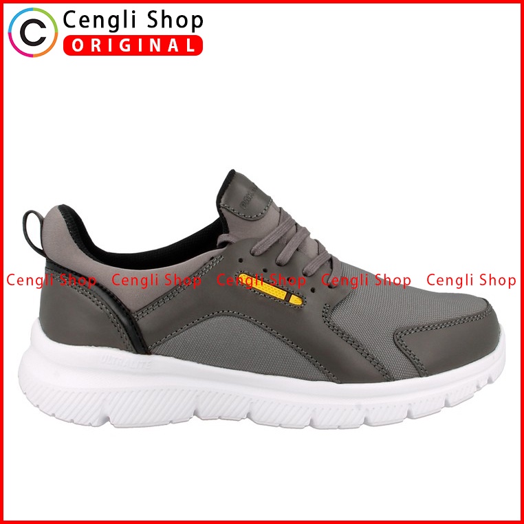 SEPATU SNEAKER PAKALOLO PRIA ORIGINAL CASUAL BRANDED ASLI ABU-ABU PB01