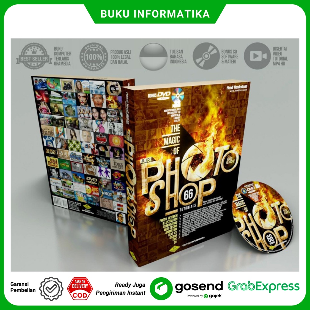 Jual Buku The Magic Of Adobe Photoshop - Bonus DVD - Hendi Hendratman ...