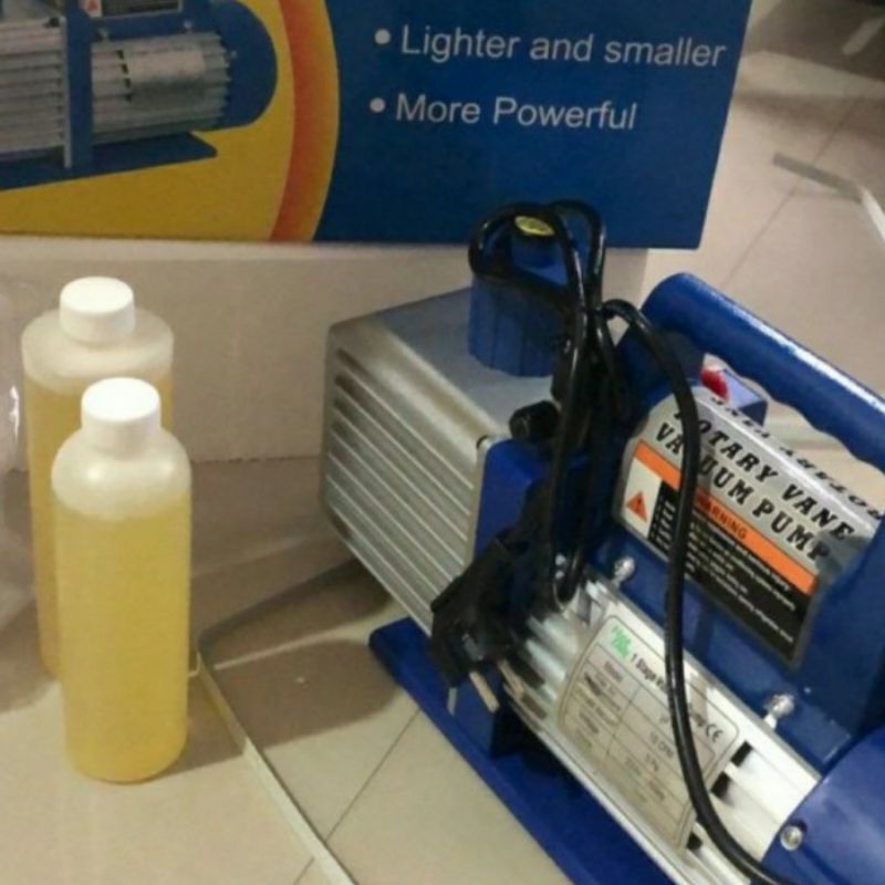 Vacuum Pump AC 1HP 2Stage Pompa Vacuum Oli Ac 1Pk 2Stage
