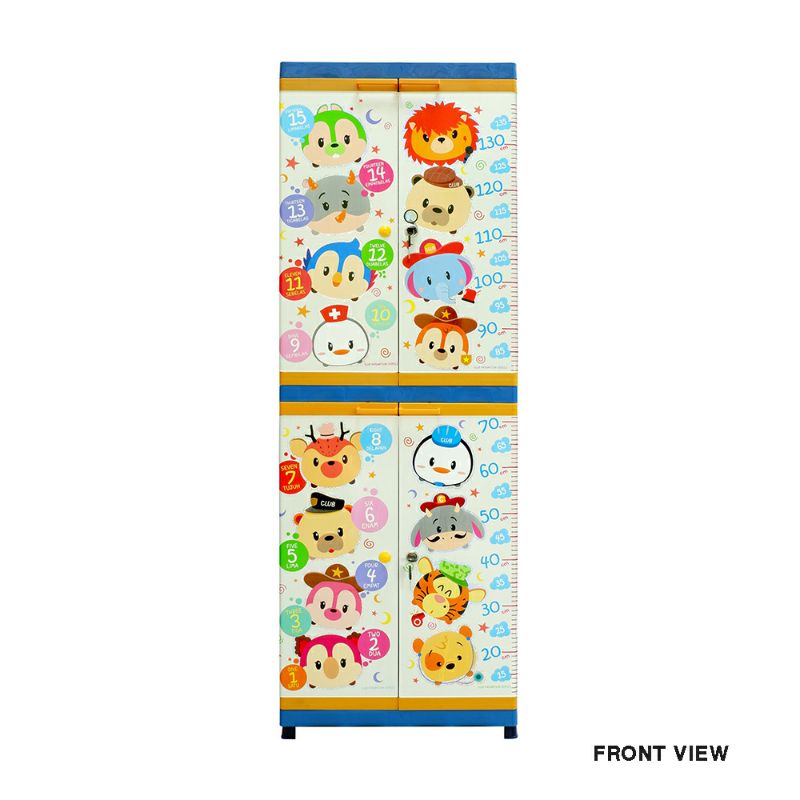 LEMARI PLASTIK CLUB GRANDMINI PRINTING / MOTIF 4 SUSUN