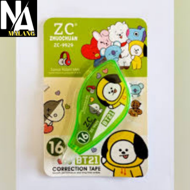 

Tipe-X Kertas Bt21 16M Zhuochuan Zc-9929/Tipe-X Murah