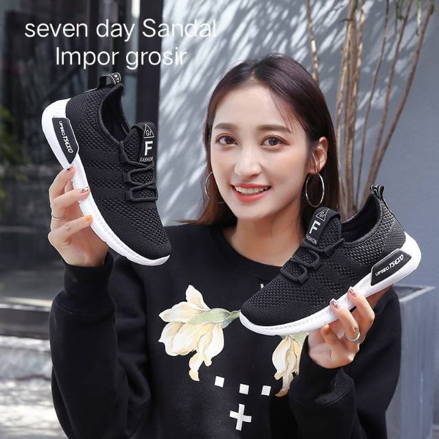 [GROSIR][COD] SEVEN_DAY SEPATU SNEAKERS WANITA KOREA IMPORT SPORT SHOES FZ-01