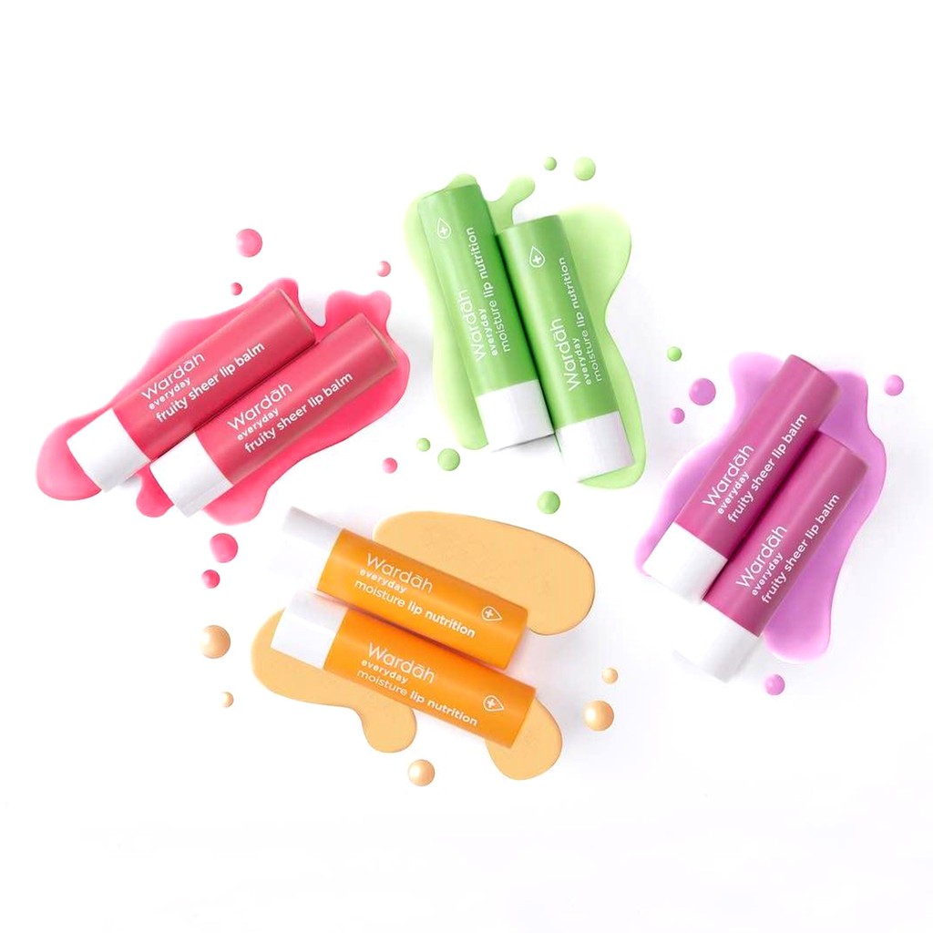 Wardah Everyday Moisture Lip Balm Nutrition &amp; Fruity Sheer