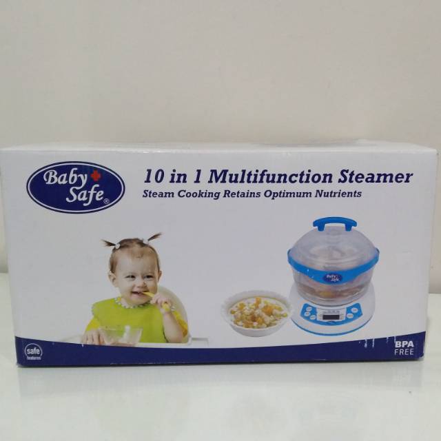 BABY SAFE 10 IN 1 MULTIFUNCTION STEAMER