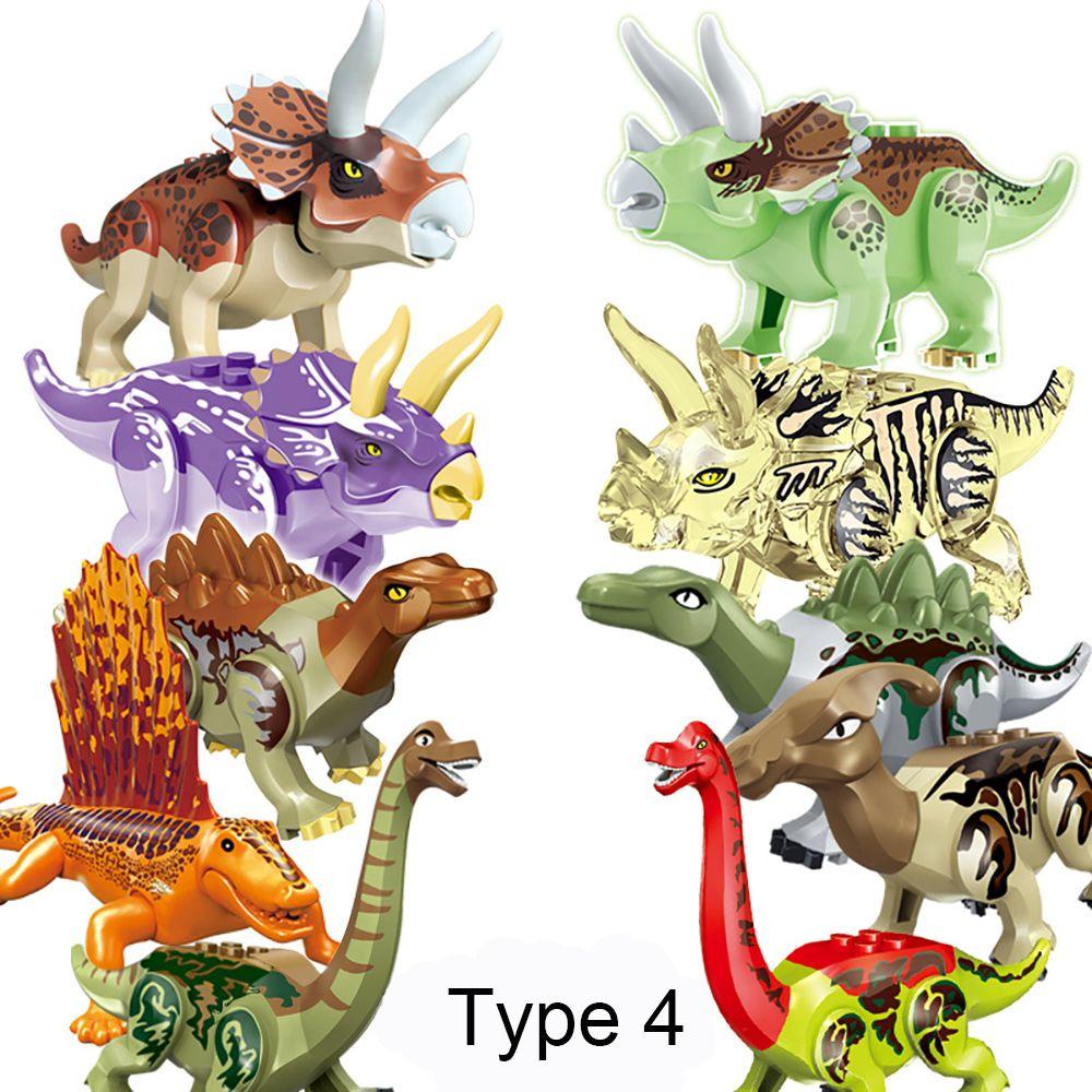 R-flower 1 Set Mainan Balok Bangunan Dinosaurus Full Size Untuk Edukasi Dini Anak