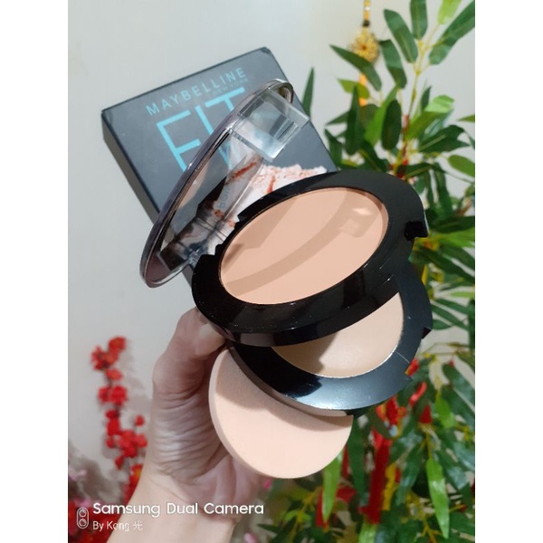 Bedak Padat 2in1 2 Way Compact Powder Bedak Basah Kosmetik Wajah Make Up Makeup