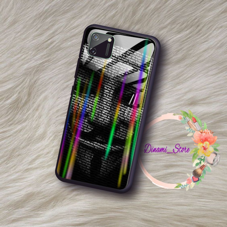 back case glass aurora Mask anonymous oppo samsung vivo xiaomi all type DST336