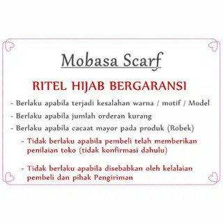 VOILA MOTIF LC Umama Jilbab  Hijab Kerudung Scarf Segi 