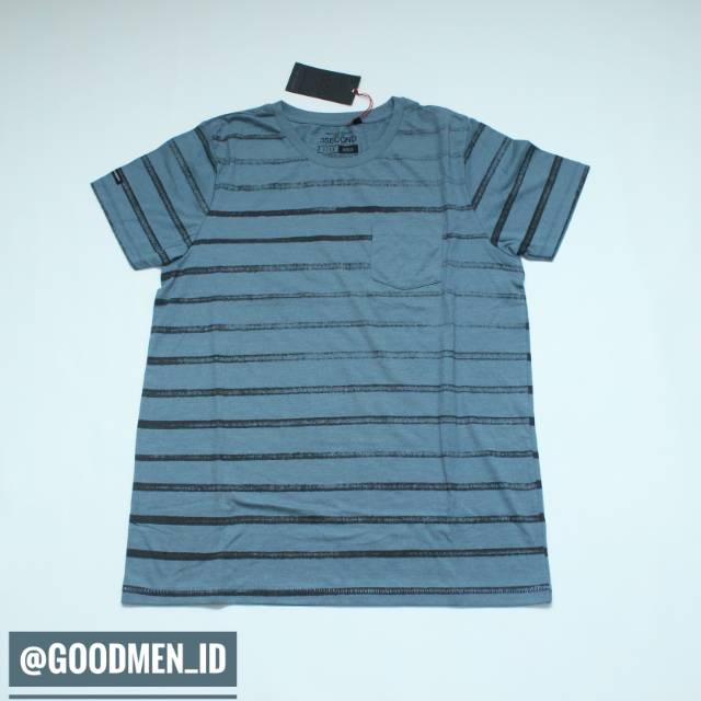 Kaos Stripes 3Second Original