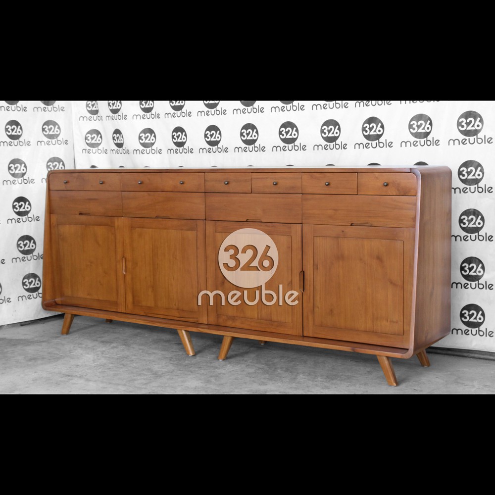 Meja Dapur Retro - Bufet Dapur Minimalis - Meja Dinding Mebel Jepara