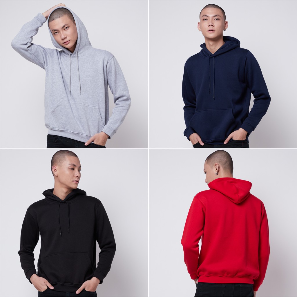 JAKET JUMPER HOODIE POLOS YnS HEAVY SOFT S, M, L, XL, dan XXL
