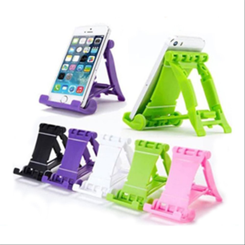 Stand docking HP duduk model bangku kursi bisa dilipat