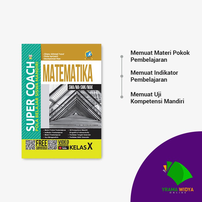Yrama Widya Buku Super Coach Matematika Sma Ma Untuk Kelas X Shopee Indonesia