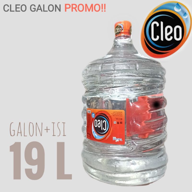 Jual Cleo Galon 19 Liter Air Mineral Galon Isi Shopee Indonesia 6248