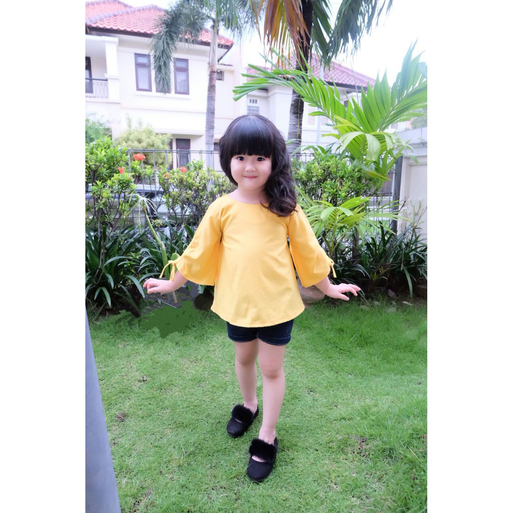 BAJU ATASAN BLUS SERAGAM ANAK IBU BUNDA DEWASA KATUN POLOS DAN BATIK DONNA BLOUSE