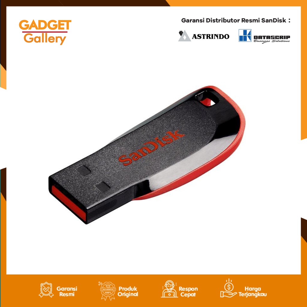 FlashDisk Sandisk Cruzer Blade 32 GB FD CZ50 32GB | Shopee