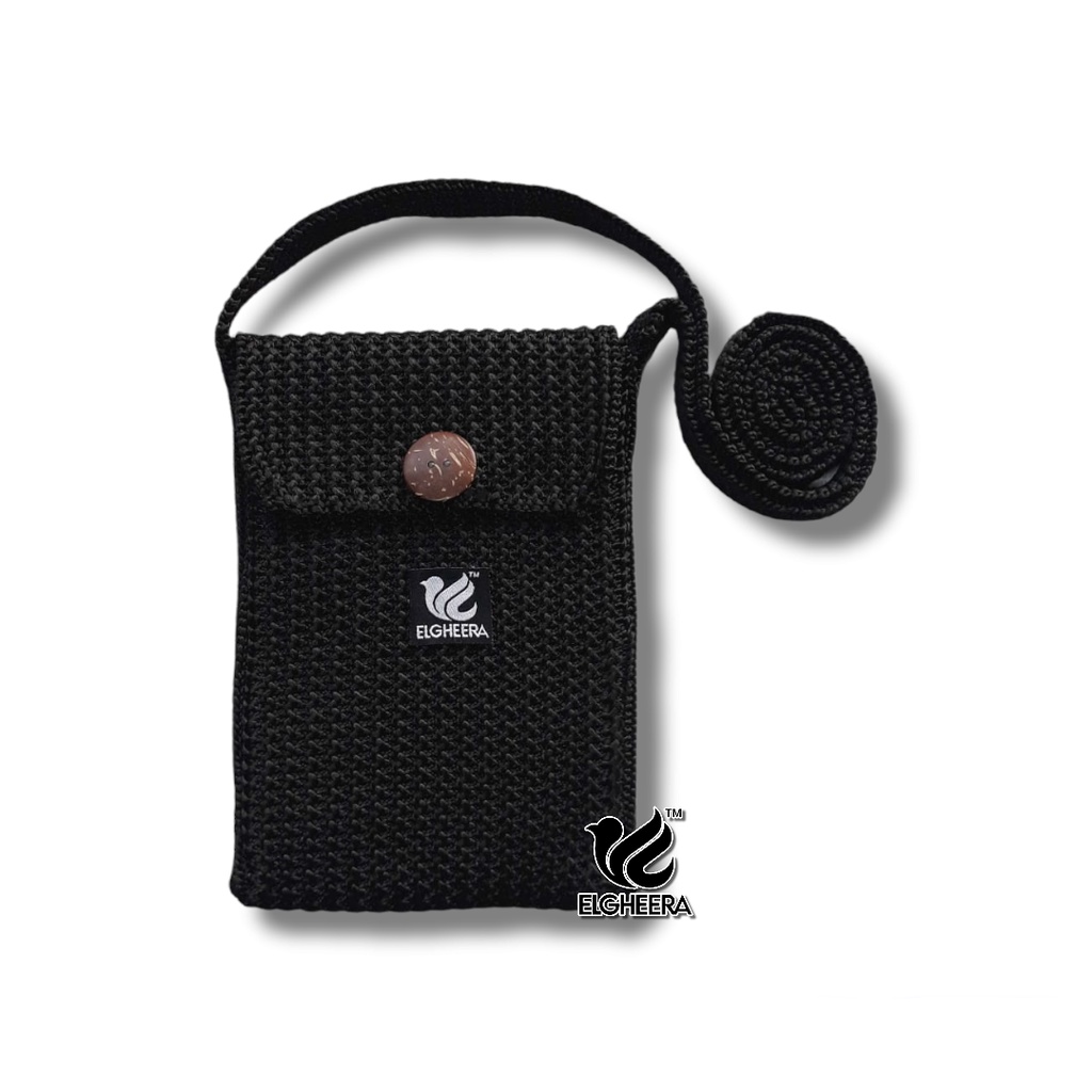 Tas selempang wanita rajut HP by ELGHEERA