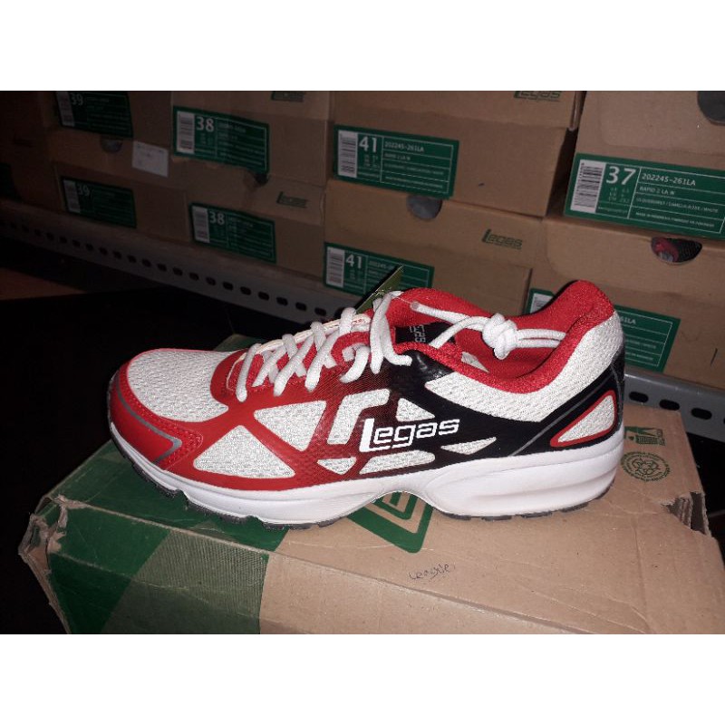 sepatu legas rapid merah putih