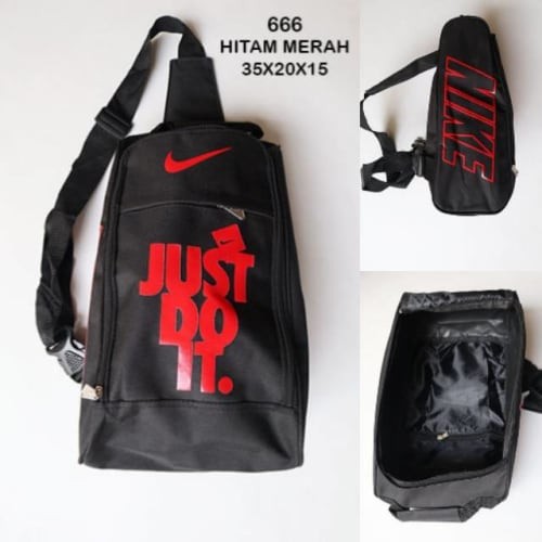Shoe Bag Tas Sepatu Selempang Nike Import Olahraga Futsal Bola 666
