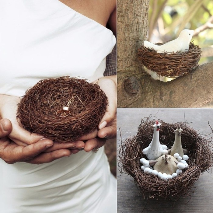 Miniatures - Terrariums - Fairy Garden - Bird Nest