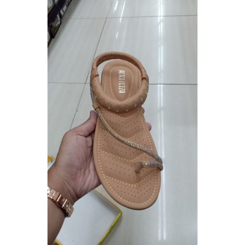 PETER KEIZA 37sandal tali wanita merah branded original hijau cream coklat nude import brand Matahar