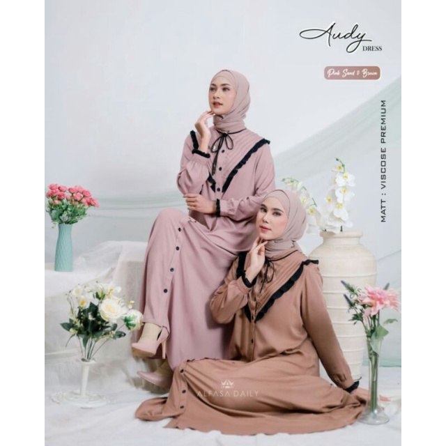 AUDY DRESS ALFASA / DRESS ALFASA / DRESS MURAH