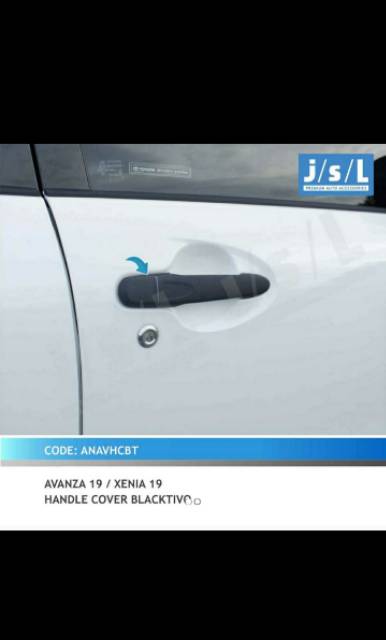 Cover handle Avanza Xenia veloz 2019 standar hitam chrome  jsl