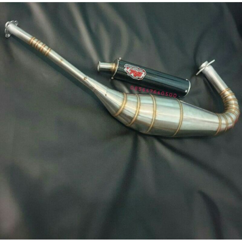 knalpot R9 ninja 2 tak R RR SS stainless silincer karbon