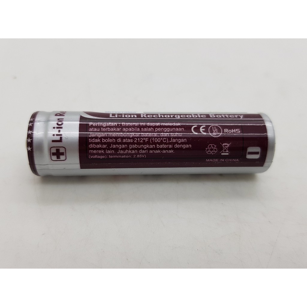 Baterai MITSUYAMA coklat 18650 6800mAh 3.7v / Batre / Batere / Battery