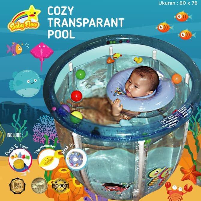 Termurah Baby Flow Baby Spa Cozy Transparant Pool 80 X 78 Cm Kolam Renang Bayi