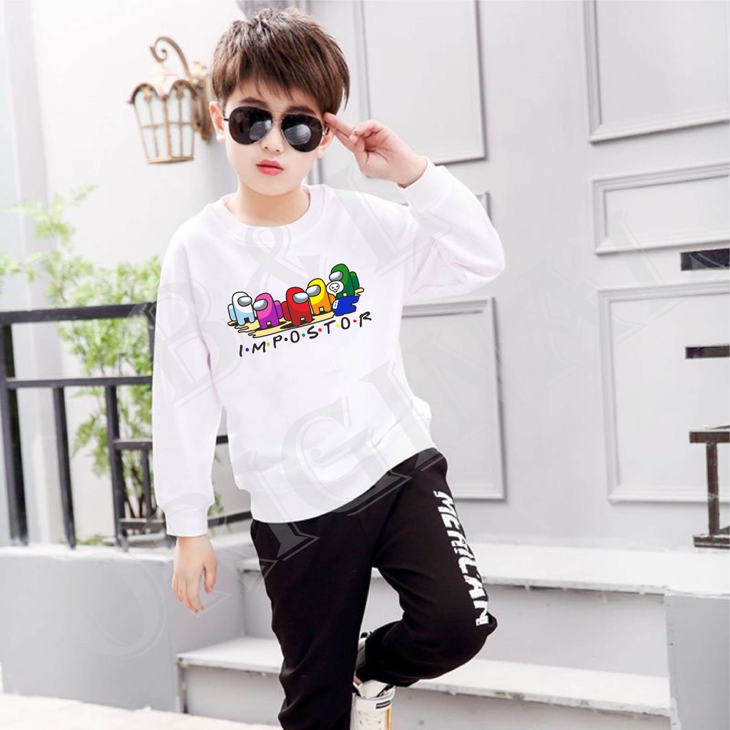 BS//COD//BAJU KAOS ANAK ANAK IMPOS TANGAN PANJANG GOOD QUALITY