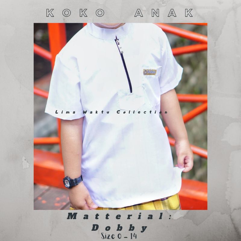 Koko Anak Warna Putih kemko anak baju anak muslim baju koko anak murah kemko putih kemko ramadhan