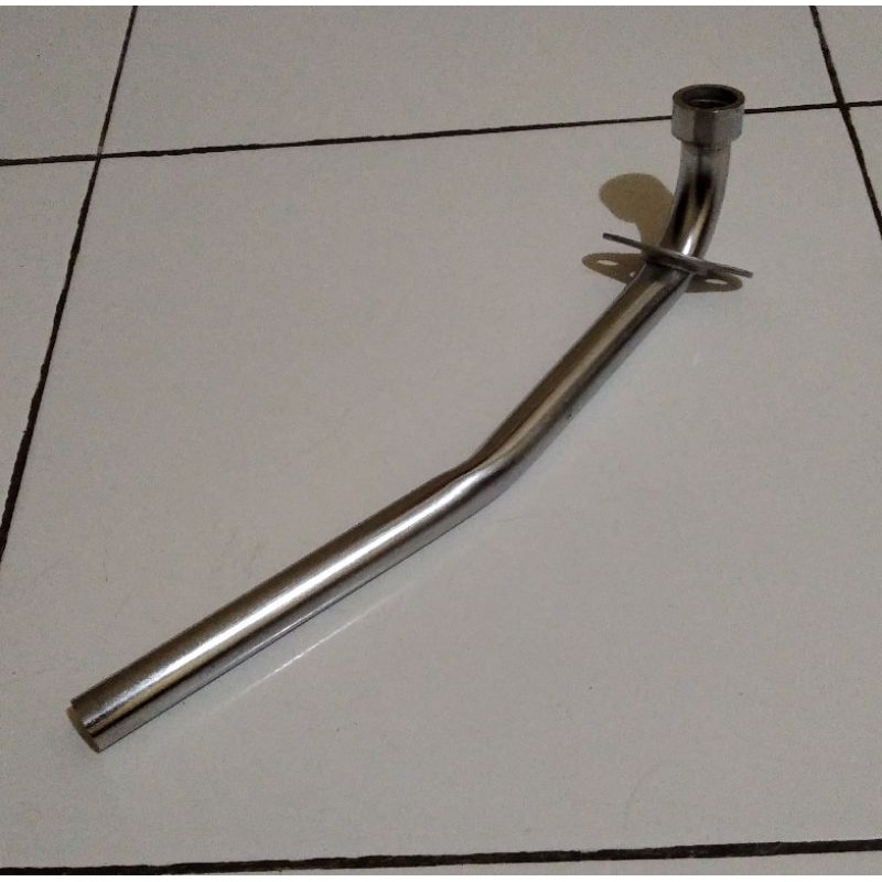 LEHER PIPA KNALPOT LEHERAN KENALPOT KAZE R BLITZ R KAZE ZX 130