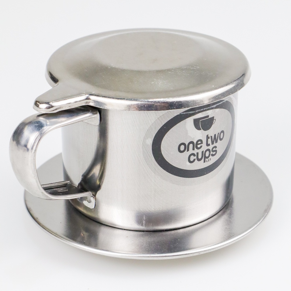 One Two Cups Filter Saring Kopi Coffee Drip Pot Stainless Steel 100ml - LC1