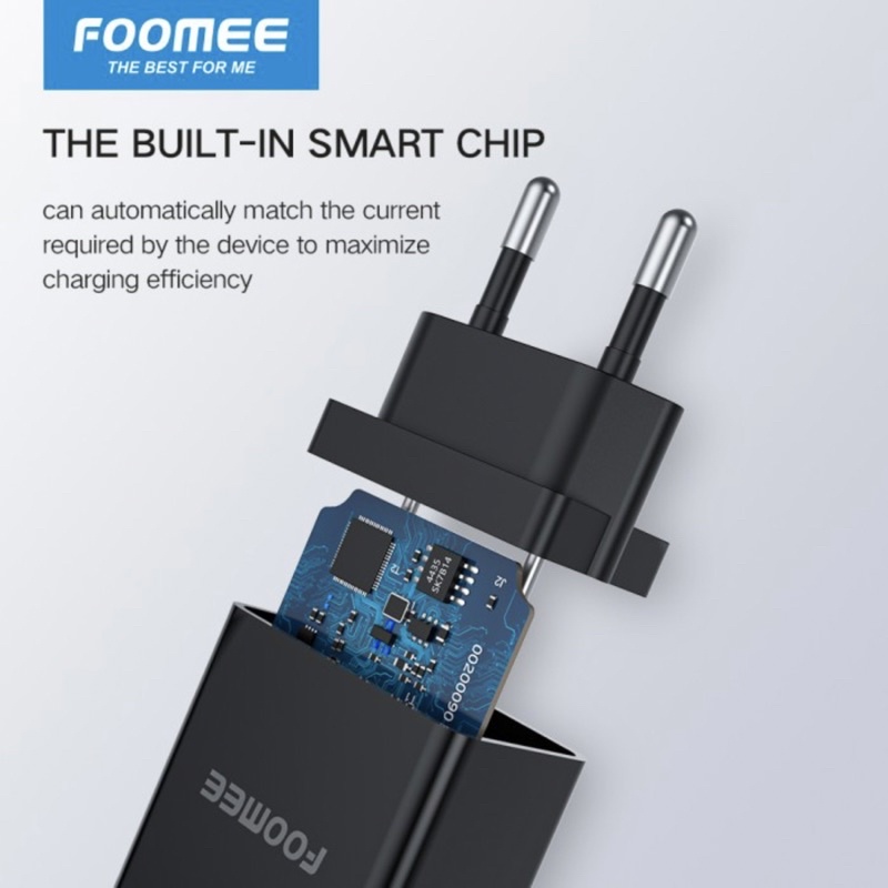 (FOMEE-C27) Smart Charger Sigle Port Usb Kabel Micro Multi Protection