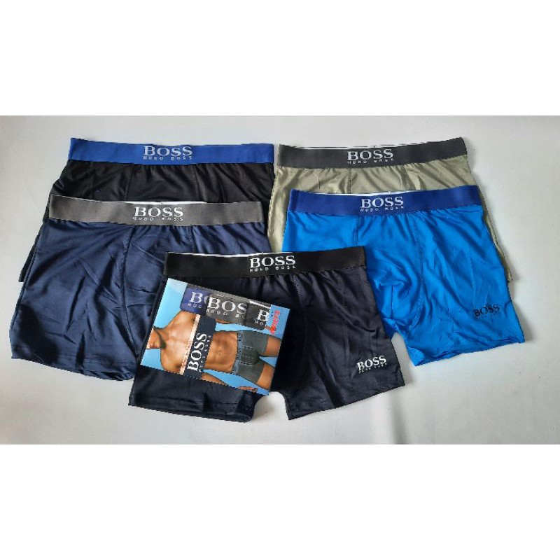 celana dalam boxer pria Hu90 import