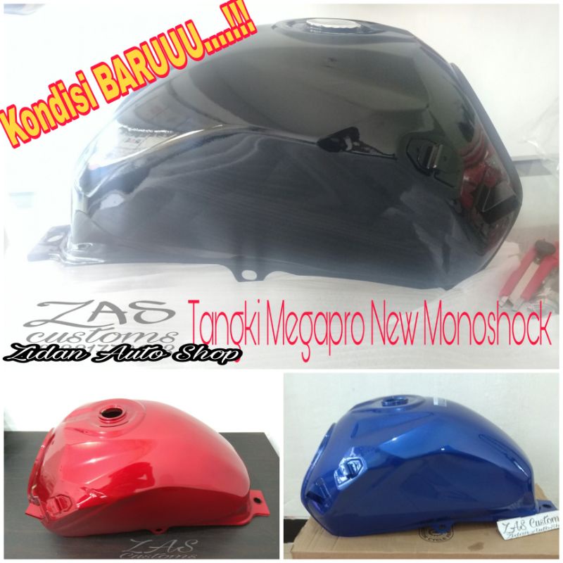 PROMO Tangki Tengki BARU Standart Megapro New Monoshock Mega Pro mono shock 2010 2011 2013 karbu Tok