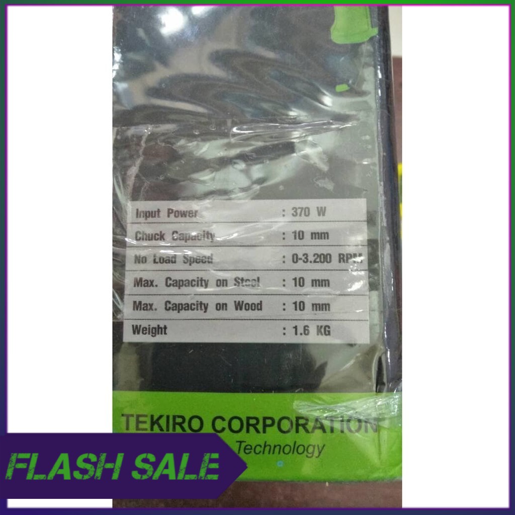 mesin bor RYU by TEKIRO uk 10mm 2 arah bor listrik bor tangan