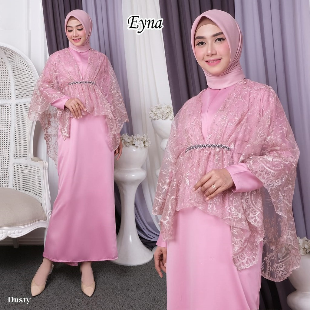 GAMIS PESTA EYNA KEBAYA TULLE BORDIR