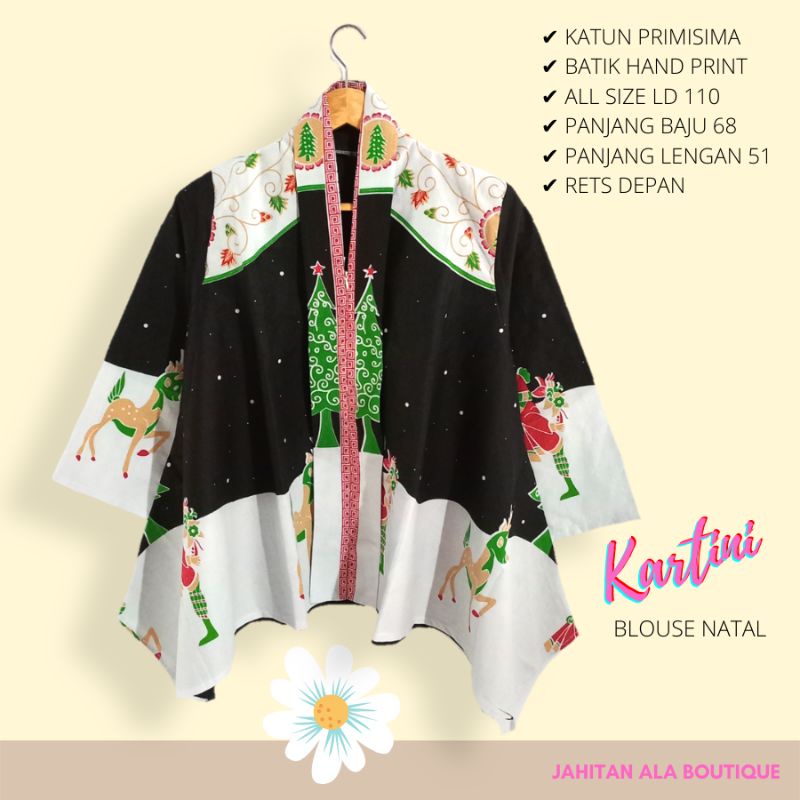 Blus kartini natal