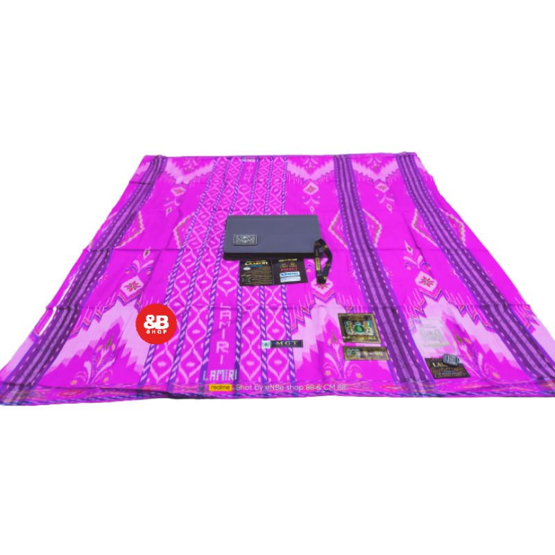 sarung lamiri S90 original full sutra gunung timbul MGT liris pink merah muda