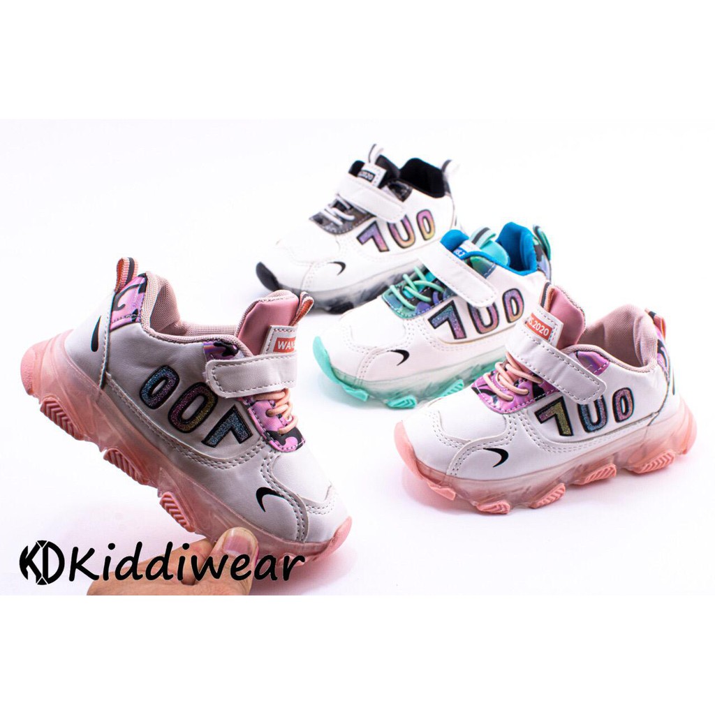 (Kiddiwear) Sepatu anak Led / Sepatu Anak Casual Import Usia 1-5 Tahun MBK62