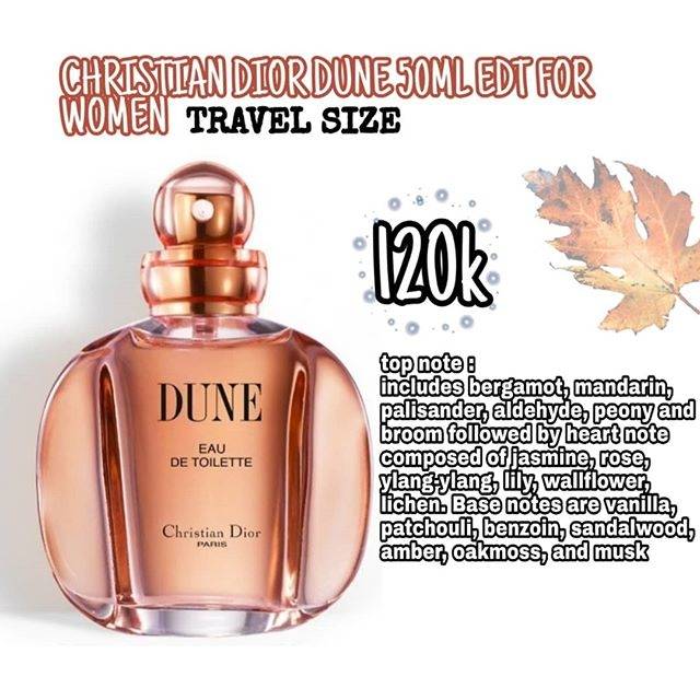 CHRISTIAN DIOR DUNE 50ML EDT FOR WOMEN
