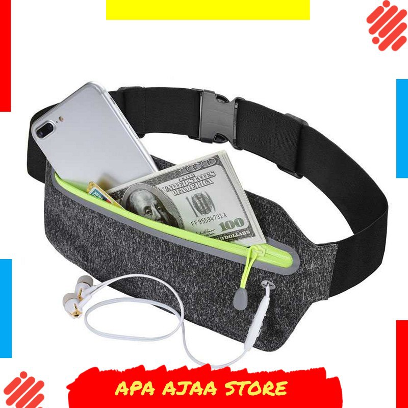 Terbaru ! ZEST Tas Pinggang Olahraga Running Waist Bag - ZE-WP320