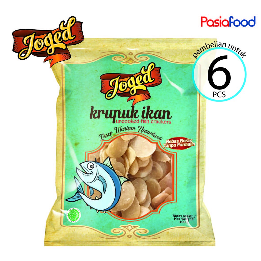 

Pasiafood Krupuk Joged Kerupuk Ikan Siap Goreng (6 Pcs)