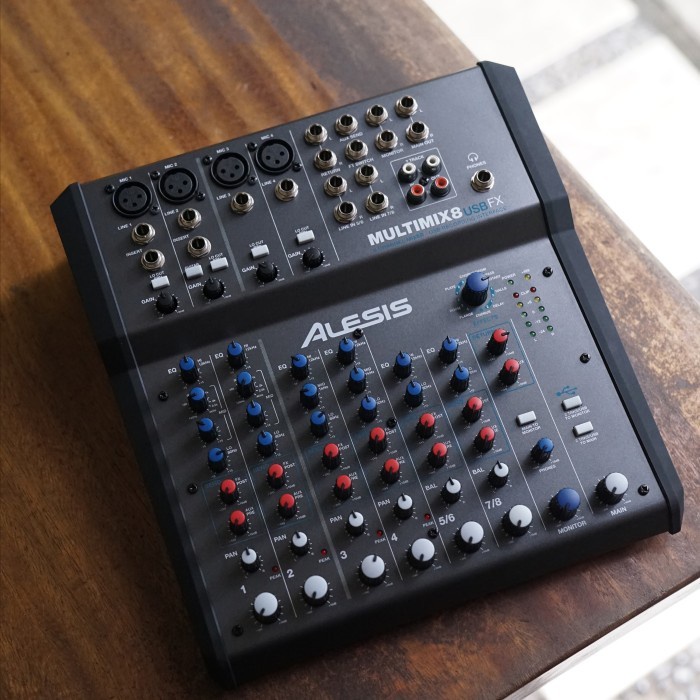 Alesis Multimix 8 USB FX 8 Channel Mixer With Effects & USB Audio