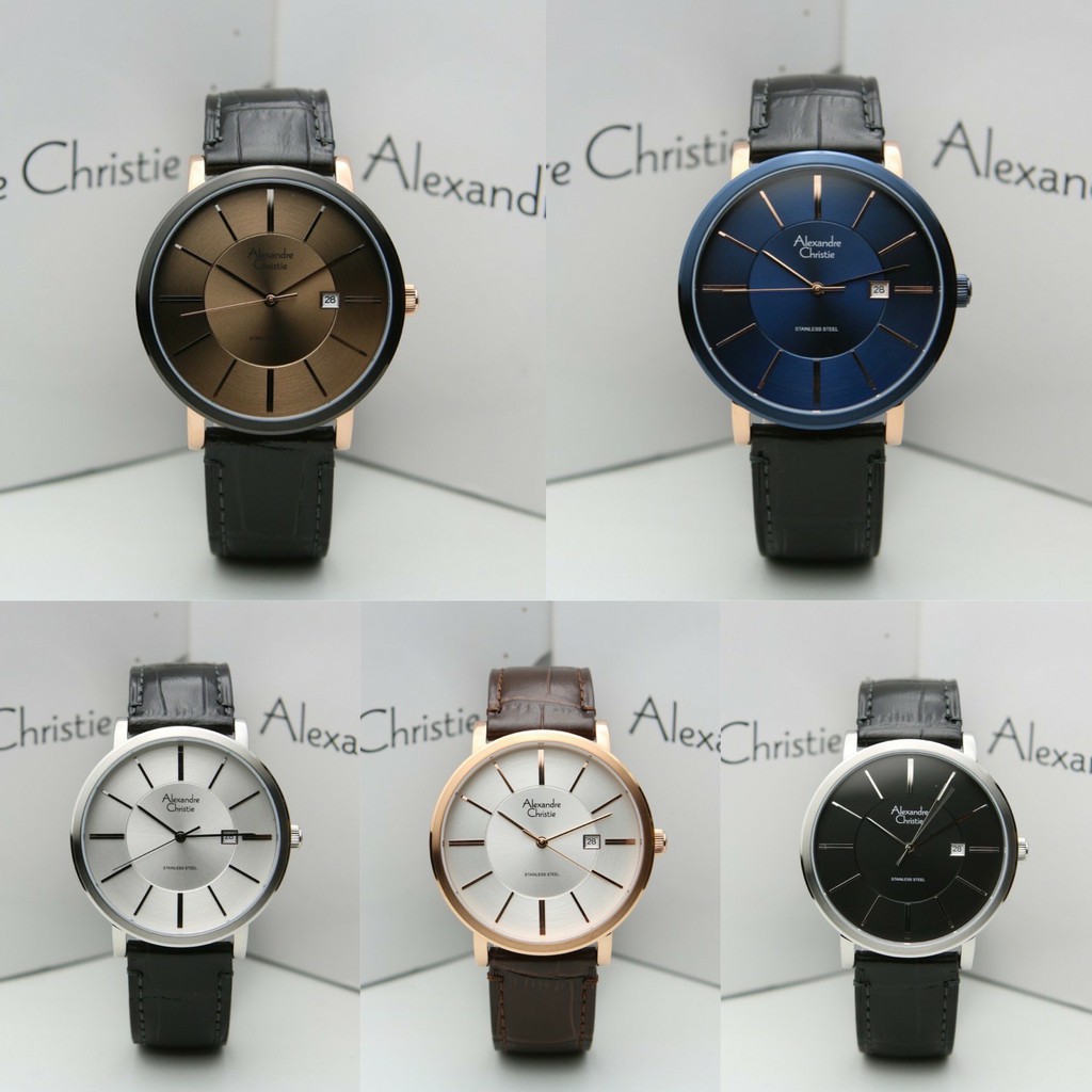 JAM TANGAN ALEXANDRE CHRISTIE PRIA AC 8344 MD ORIGINAL